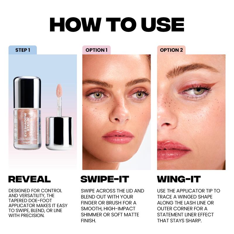 Eyeshadow STAY-N, a long-lasting, crease-proof liquid eyeshadow