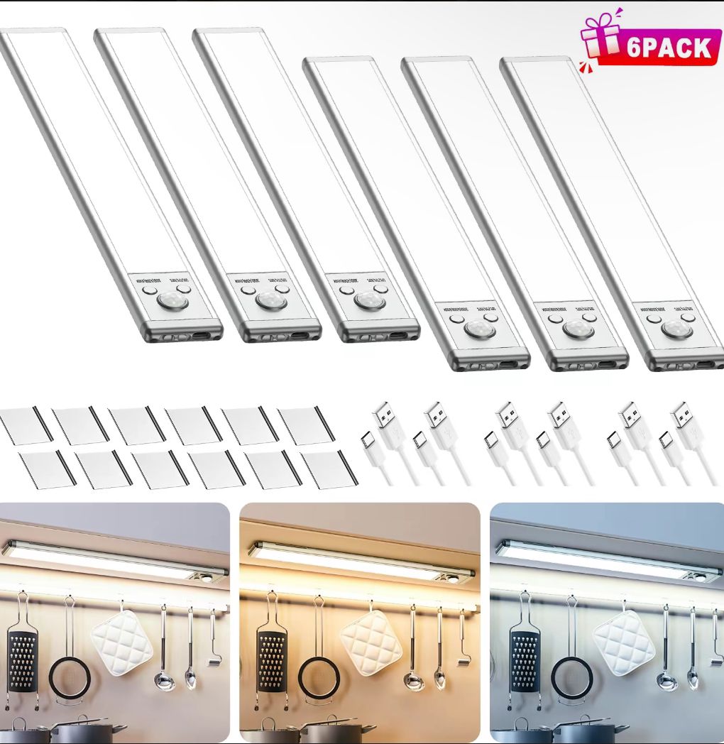 Under Cabinet Lights,76LED Motion Sensor Night Light Indoor