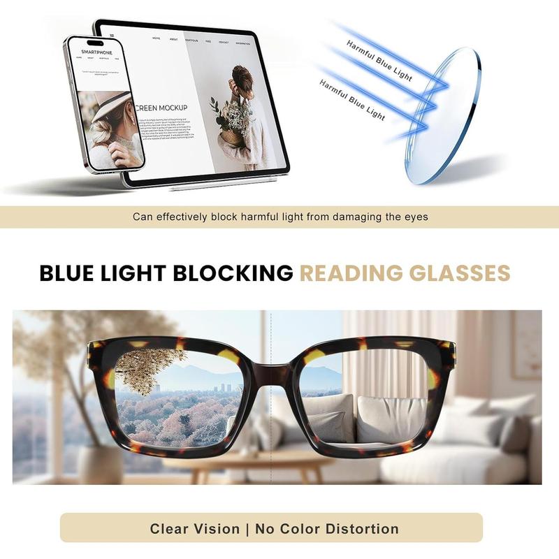 3 Pack Tortoiseshell Reading Glasses