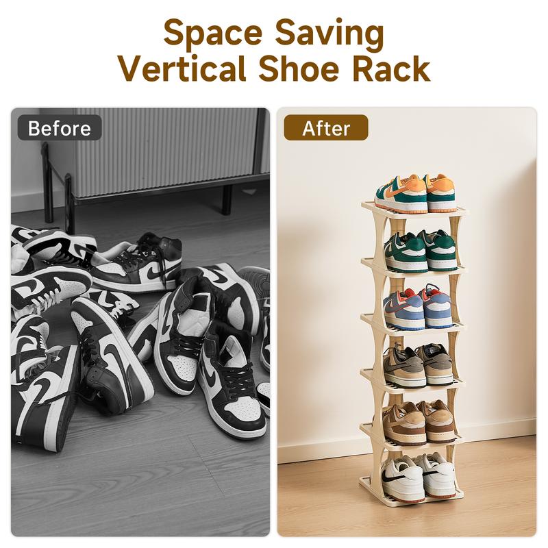 6/9-layer vertical detachable modern shoe rack