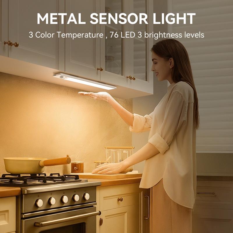 Under Cabinet Lights,76LED Motion Sensor Night Light Indoor