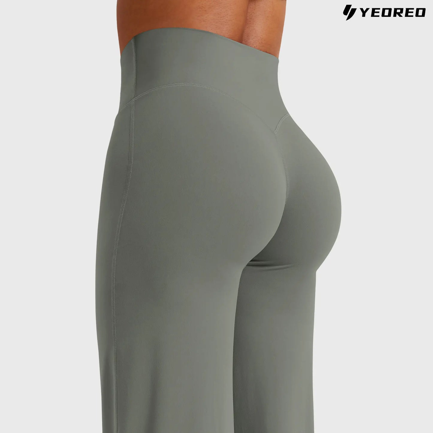 YEOREO Eddiy Leggings High-Waist Straight-Leg No Front Seam Buttery Soft Gym Yoga Pants