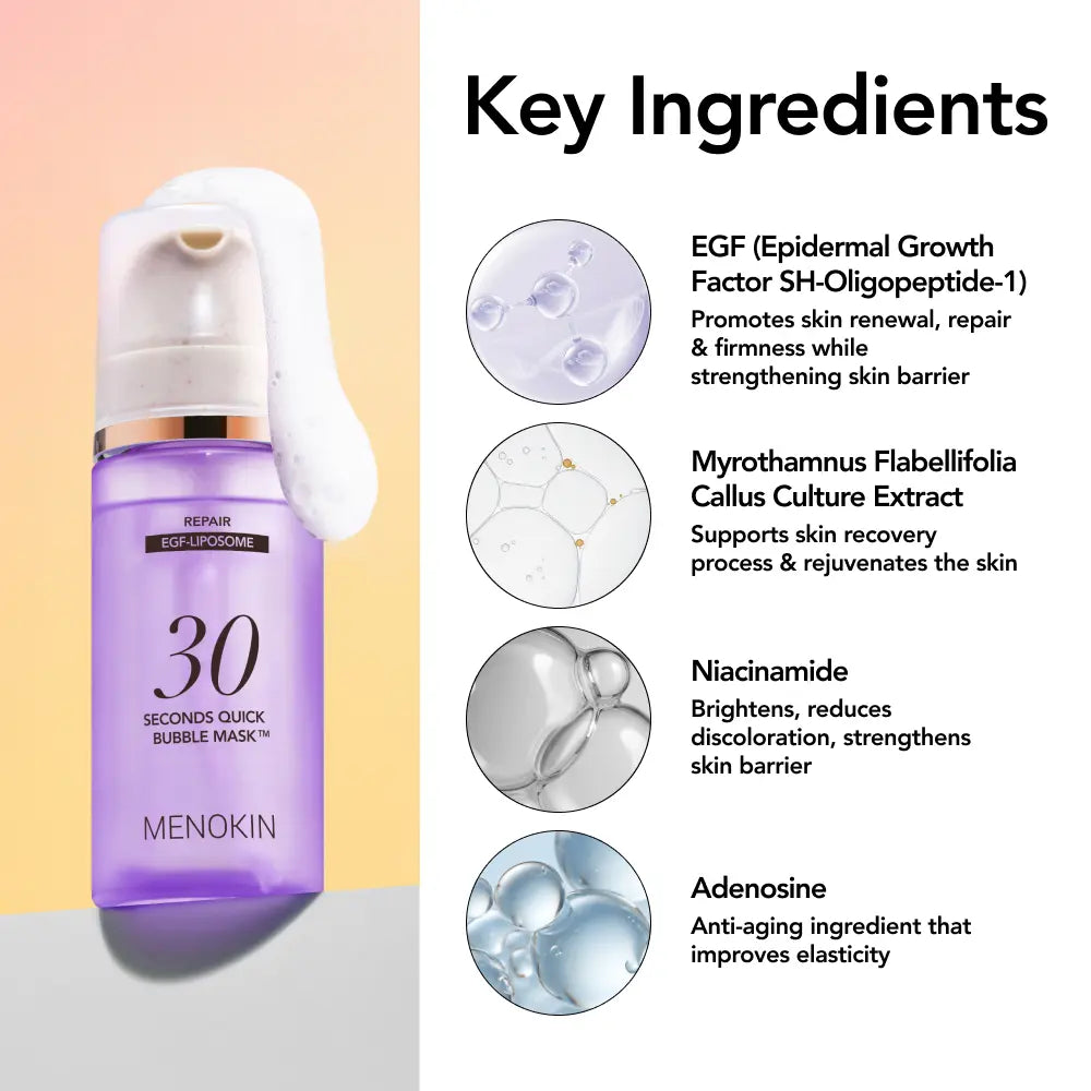 30 Seconds Micro-Bubble Mask, Korean Glass Skin Care Essential