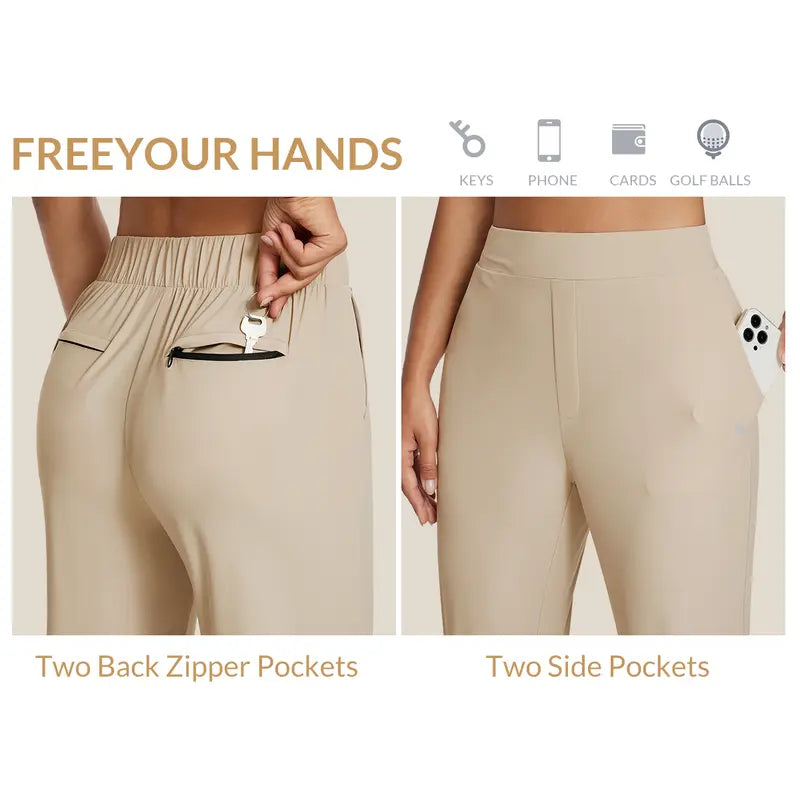 Fitted Spandex Trouser Women's Cooling Lightweight, Breathable, Soft 26\
