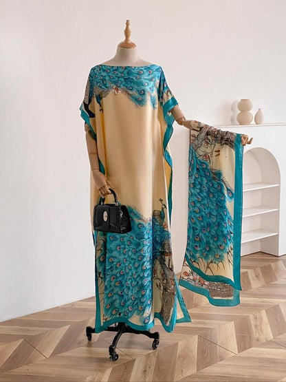 Moomoo + Scarf Set - Floral, Butterfly, Peacock