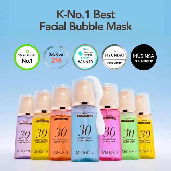 30 Seconds Micro-Bubble Mask, Korean Glass Skin Care Essential