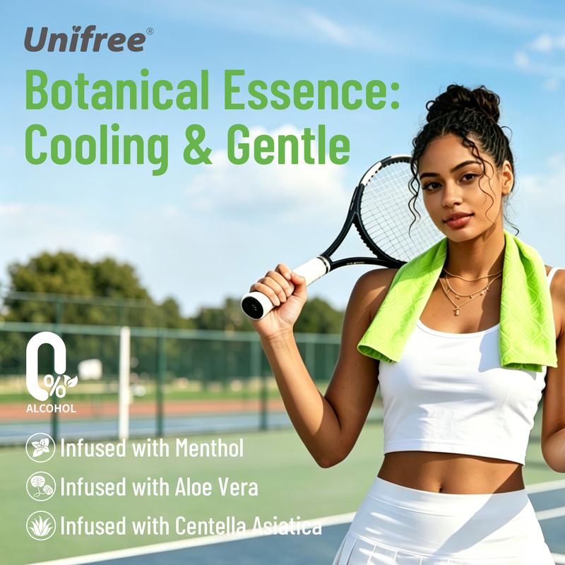 Unifree Cooling Towels & XL Menthol Cooling Wipes (20)
