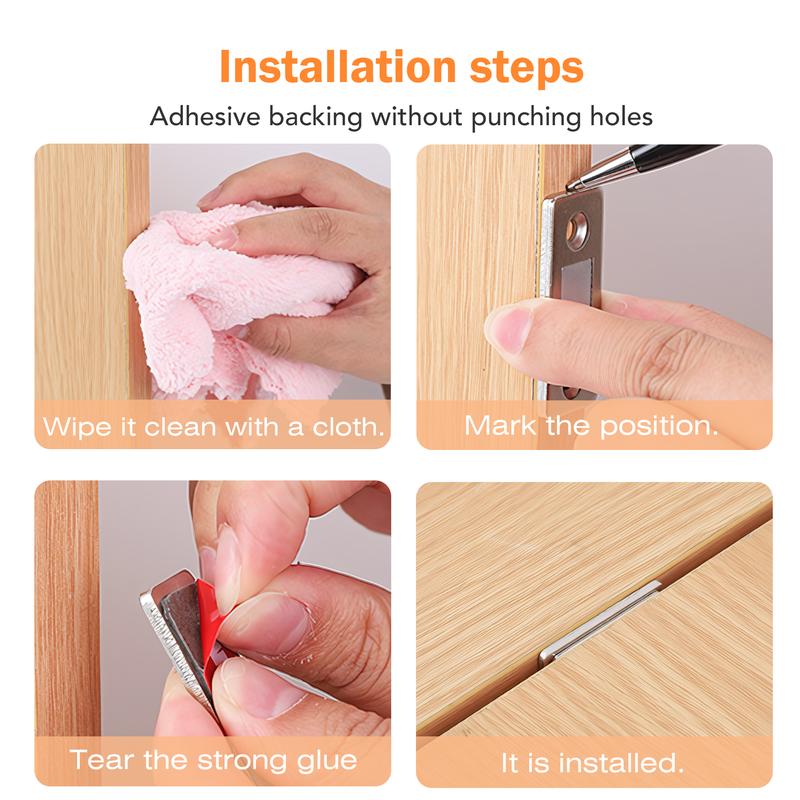 16 Counts Cabinet Magnetic Catch without Punching