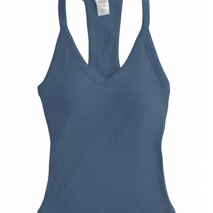 V Neck Racer Back Tank Top (2 Pack)