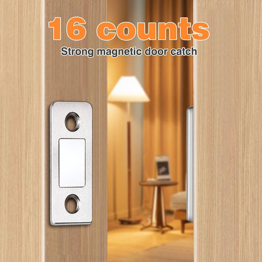16 Counts Cabinet Magnetic Catch without Punching