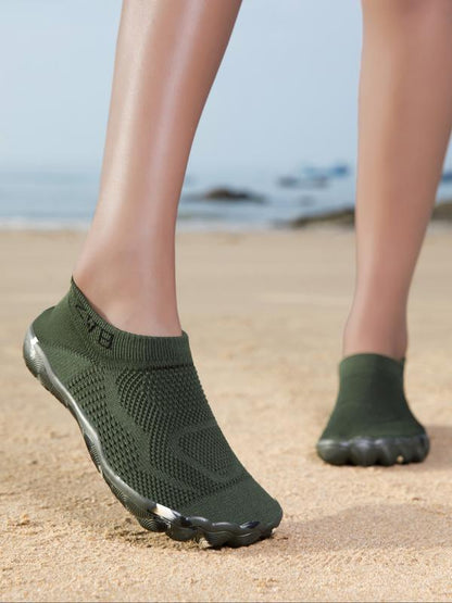 Women's Breathable Water Shoes with Polyester Upper and EVA Sole