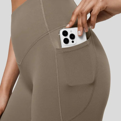 UltraSculpt High Waisted Tummy Control Pocket Shaping Training Biker Shorts 3"/5"/7"/9“