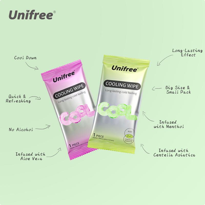 Unifree Cooling Towels & XL Menthol Cooling Wipes (20)