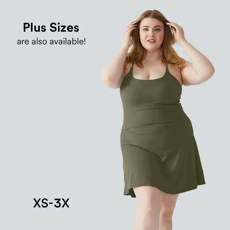 Easy Peezy Backless Active Dress