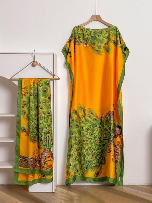 Moomoo + Scarf Set - Floral, Butterfly, Peacock