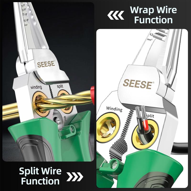 8 in 1 Wire Stripper Twister for Cutting and Pulling Wires