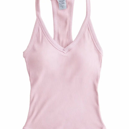 V Neck Racer Back Tank Top (2 Pack)