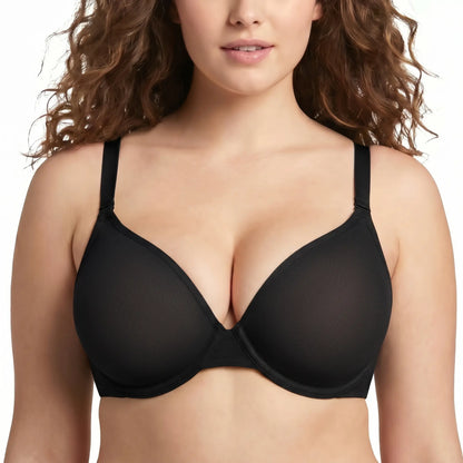 Seraphina Air Light Breathable Sheer Mesh Halter Bra Plus Size