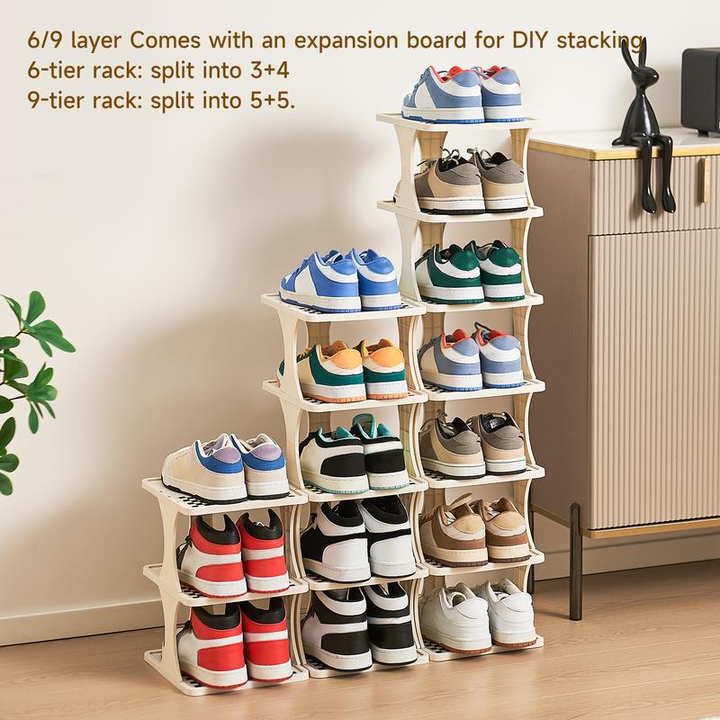 6/9-layer vertical detachable modern shoe rack