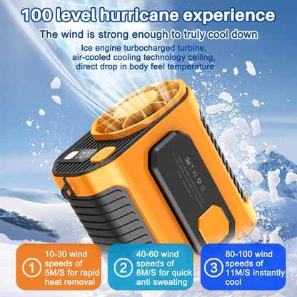 Portable Waist Clip Fan, 5000 mAh Cool Clip Fan Under Shirt,