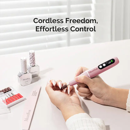 PC90G Rechargeable Nail Drill 20000RPM, Portable Electric Nail File with Sanding Kit for Manicure & Pedicure