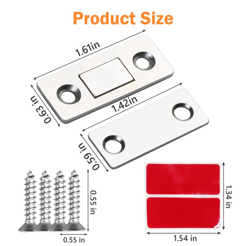 16 Counts Cabinet Magnetic Catch without Punching