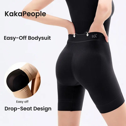 Tummy Control Butt Liftter Faja Bodysuit, Back Support Scrunch Back Open Design