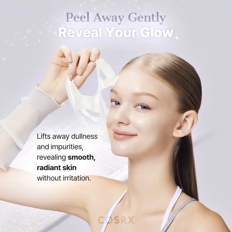 PDRN-Exosome Skinplaning Glaze Mask (50ml) with Silicone Brush, Intensive Collagen Peel Mask