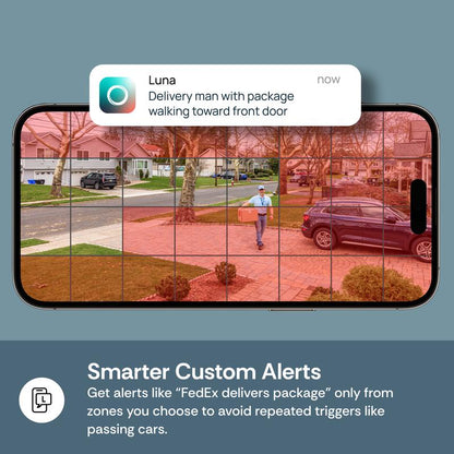 Luna Light Bulb Security Cam -2K 2.4GHz/5GHz WiFi, Indoor Outdoor Surveillance Monitoring Camera