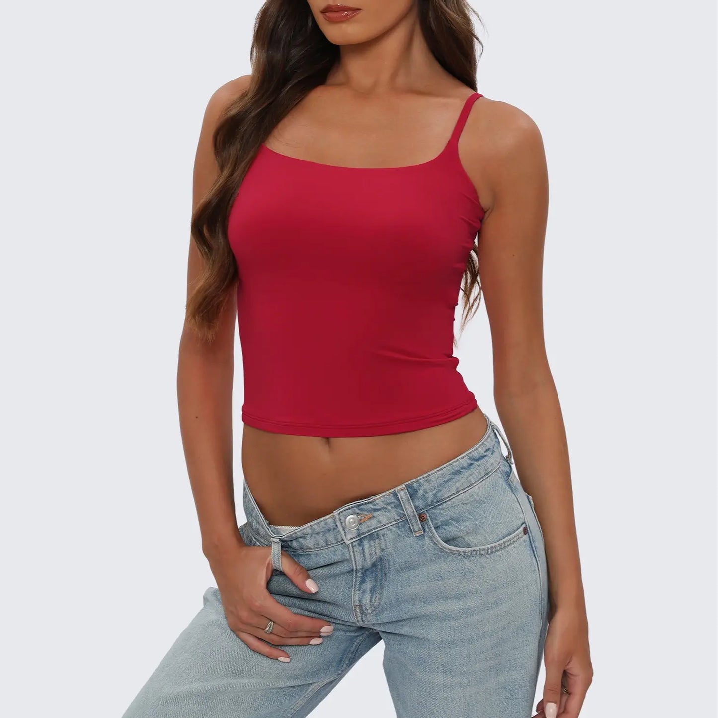 (2 Pack) Tournesol Women Tank Top Casual Sexy Chic Versatile Sleeveless Tops