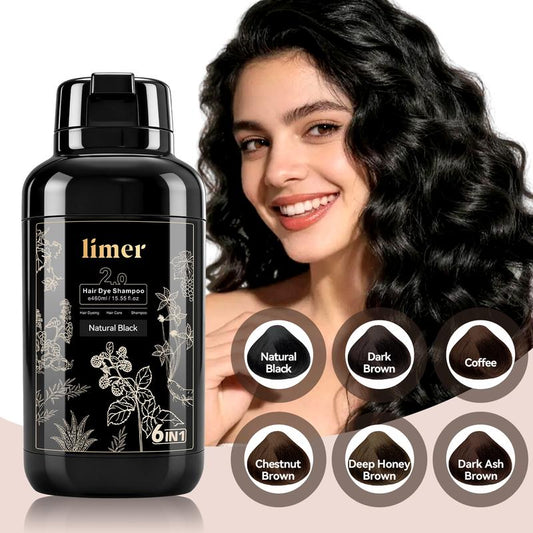 Limer Multicolor 6 in 1 Instant Hair Dye Shampoo