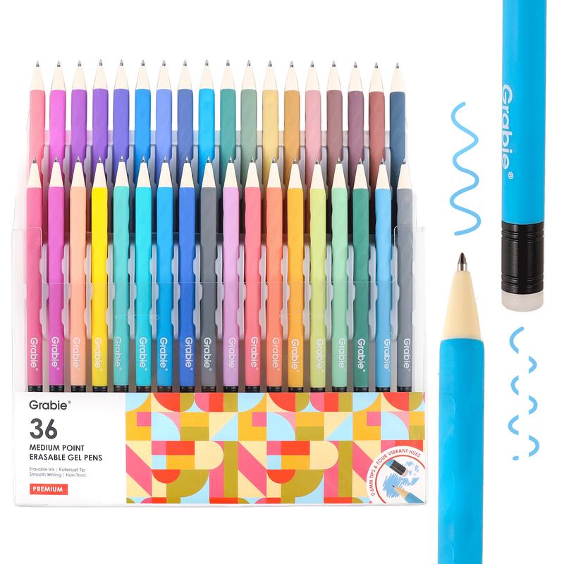Erasable Gel Pen Set Medium Point Pens with Eraser