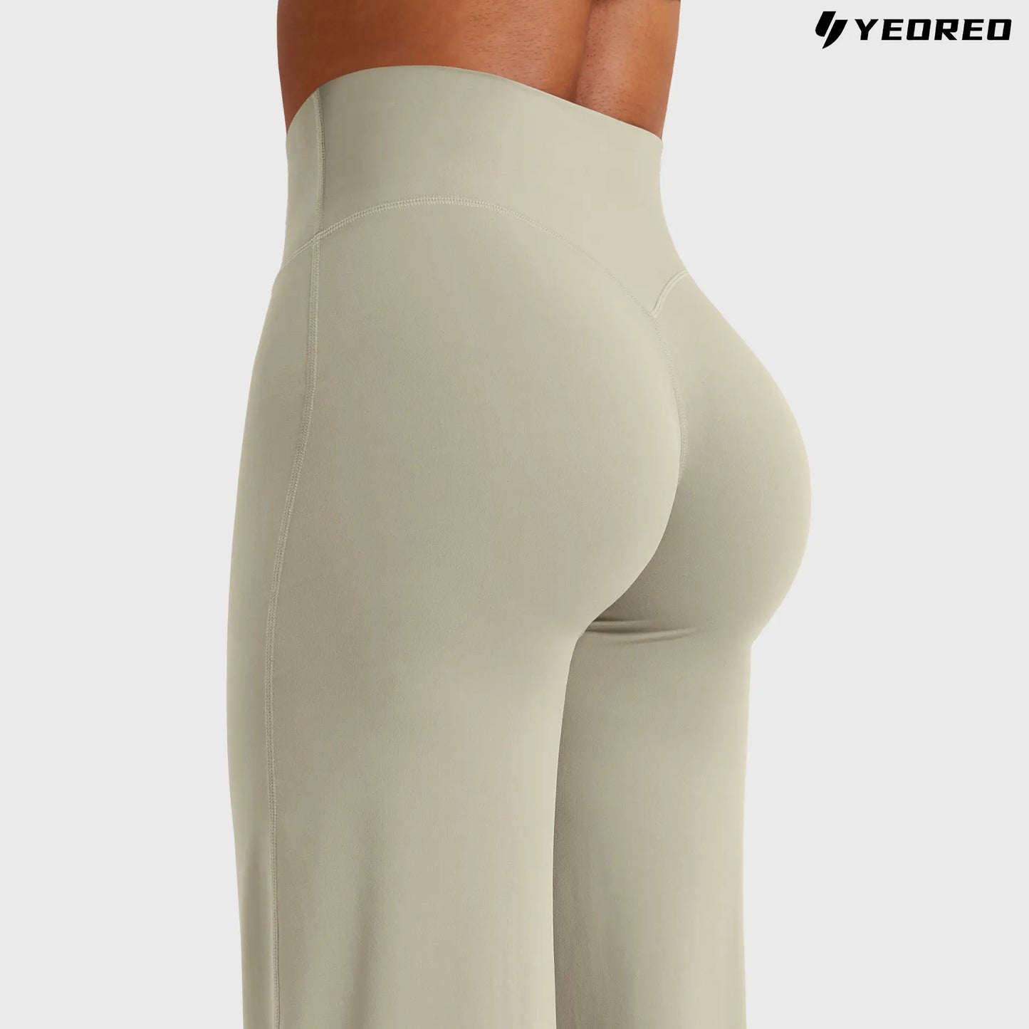 YEOREO Eddiy Leggings High-Waist Straight-Leg No Front Seam Buttery Soft Gym Yoga Pants