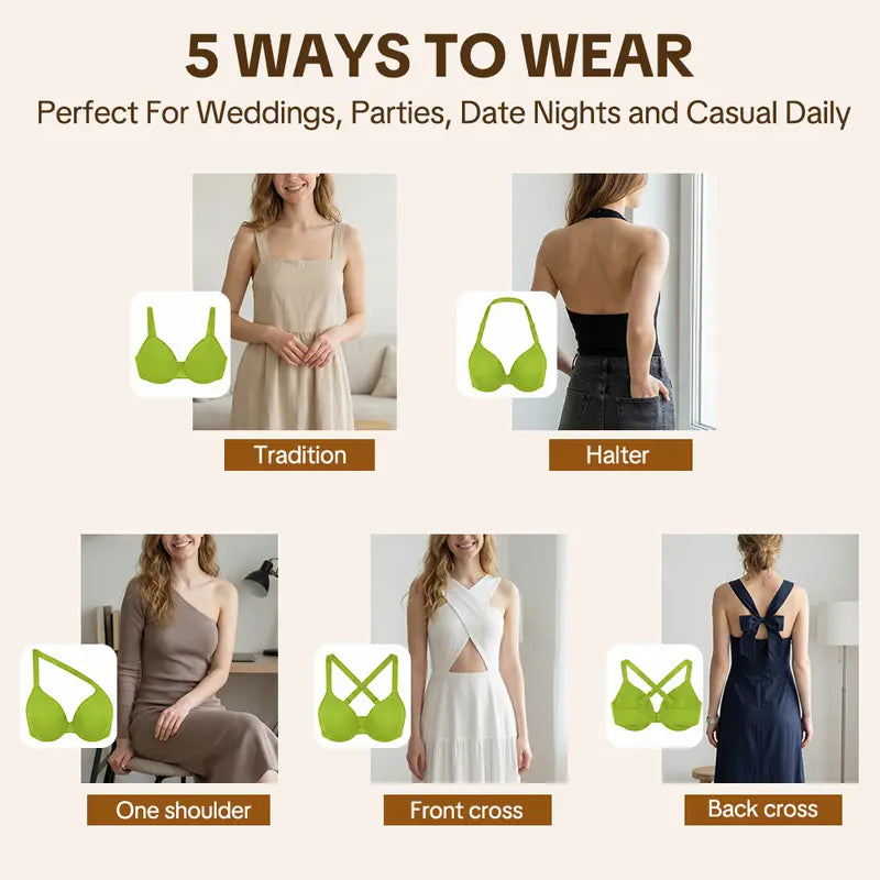 Seraphina Air Light Breathable Sheer Mesh Halter Bra Plus Size