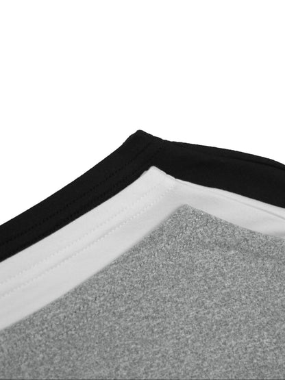 Women's Solid Color Shoulder Tee