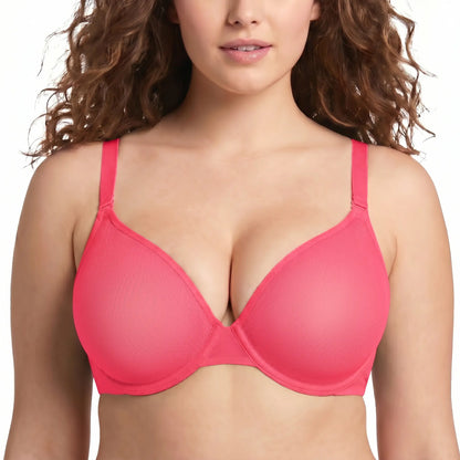 Seraphina Air Light Breathable Sheer Mesh Halter Bra Plus Size