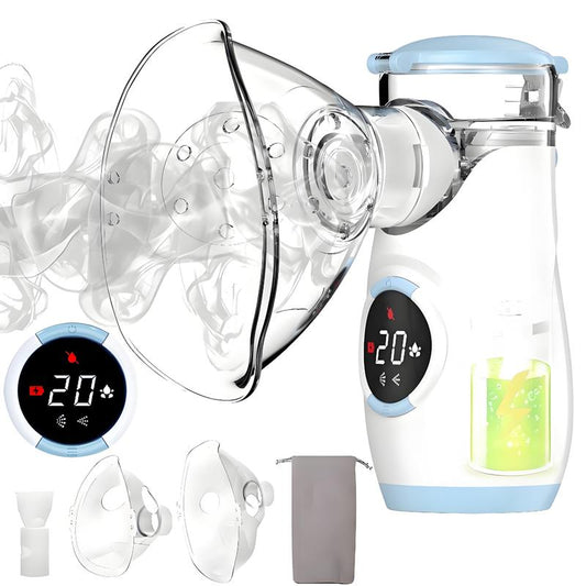 Mesh Nebulizer, Portable Nebulizer with Intuitive LED Interface