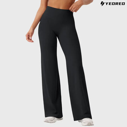 YEOREO Eddiy Leggings High-Waist Straight-Leg No Front Seam Buttery Soft Gym Yoga Pants