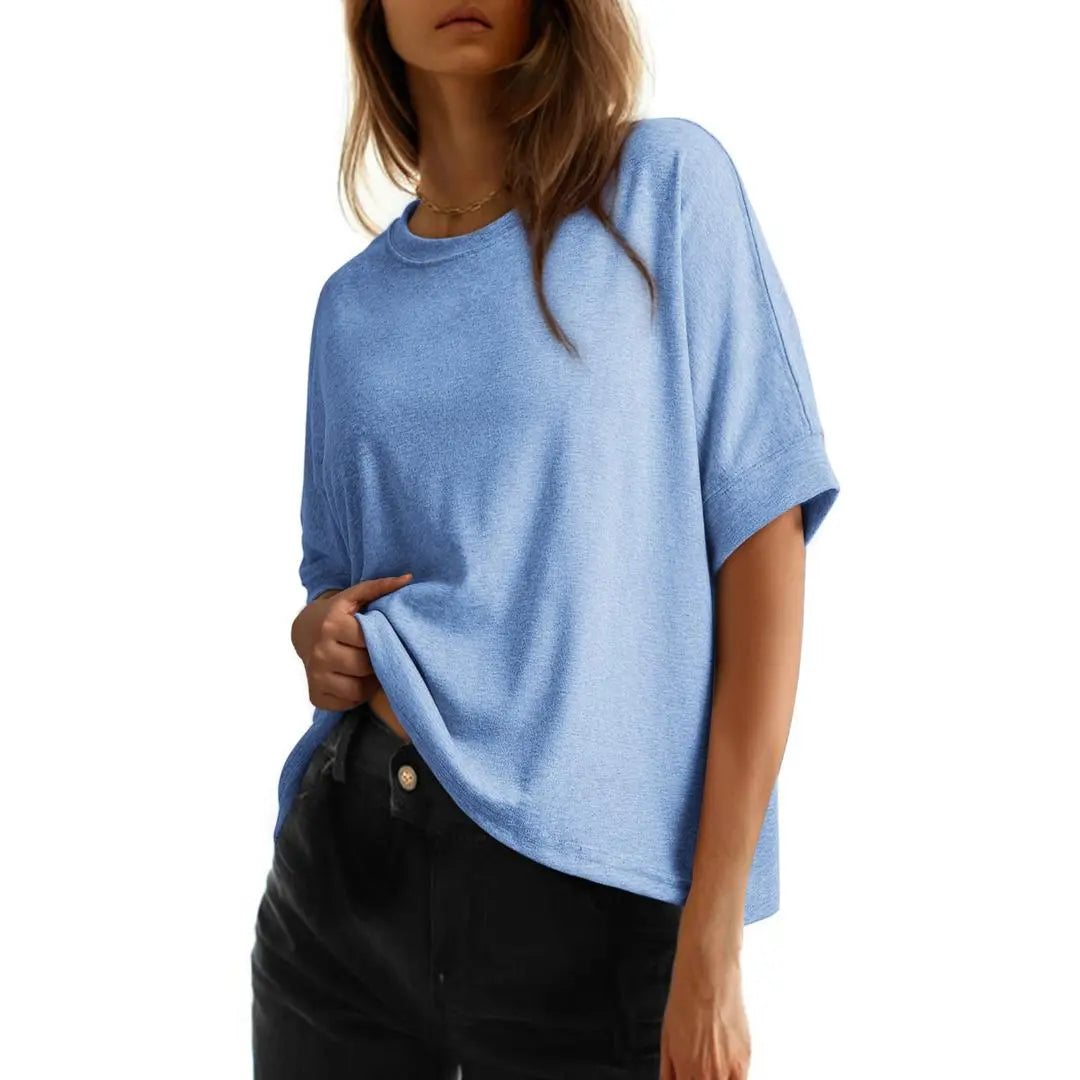 Dokotoo Women's Top Loose Oversized Basic Tee [2 Pack]