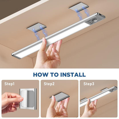 Under Cabinet Lights,76LED Motion Sensor Night Light Indoor