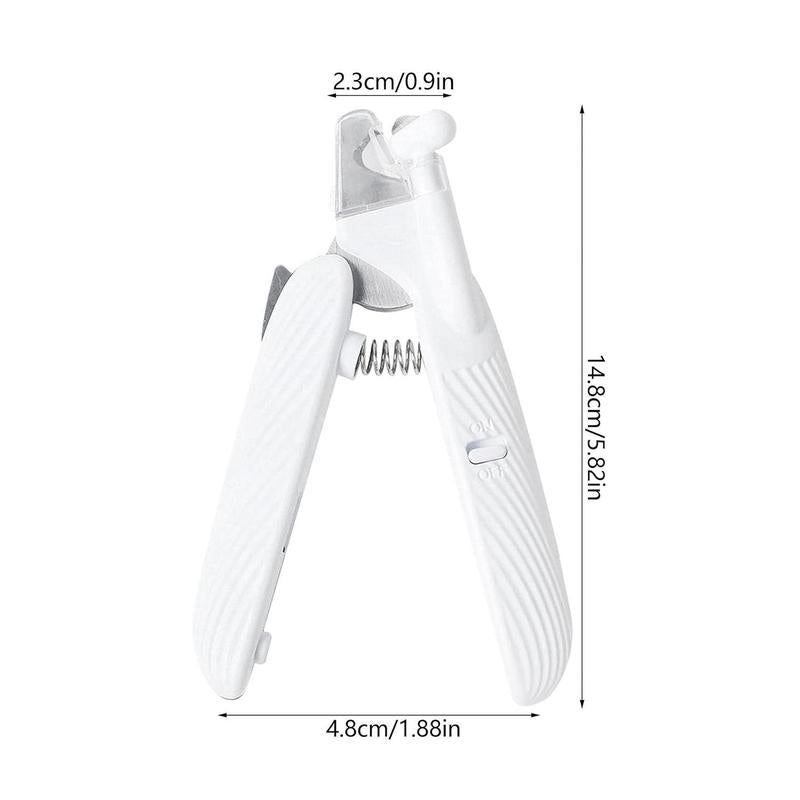 2 IN 1 Pet Nail Clipper, with LED Light for Pet