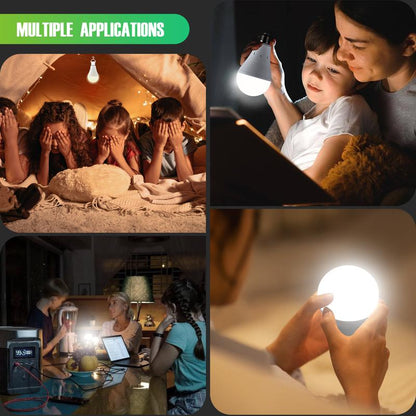 Rechargeable Emergency Light Bulbs Battery Powered LED