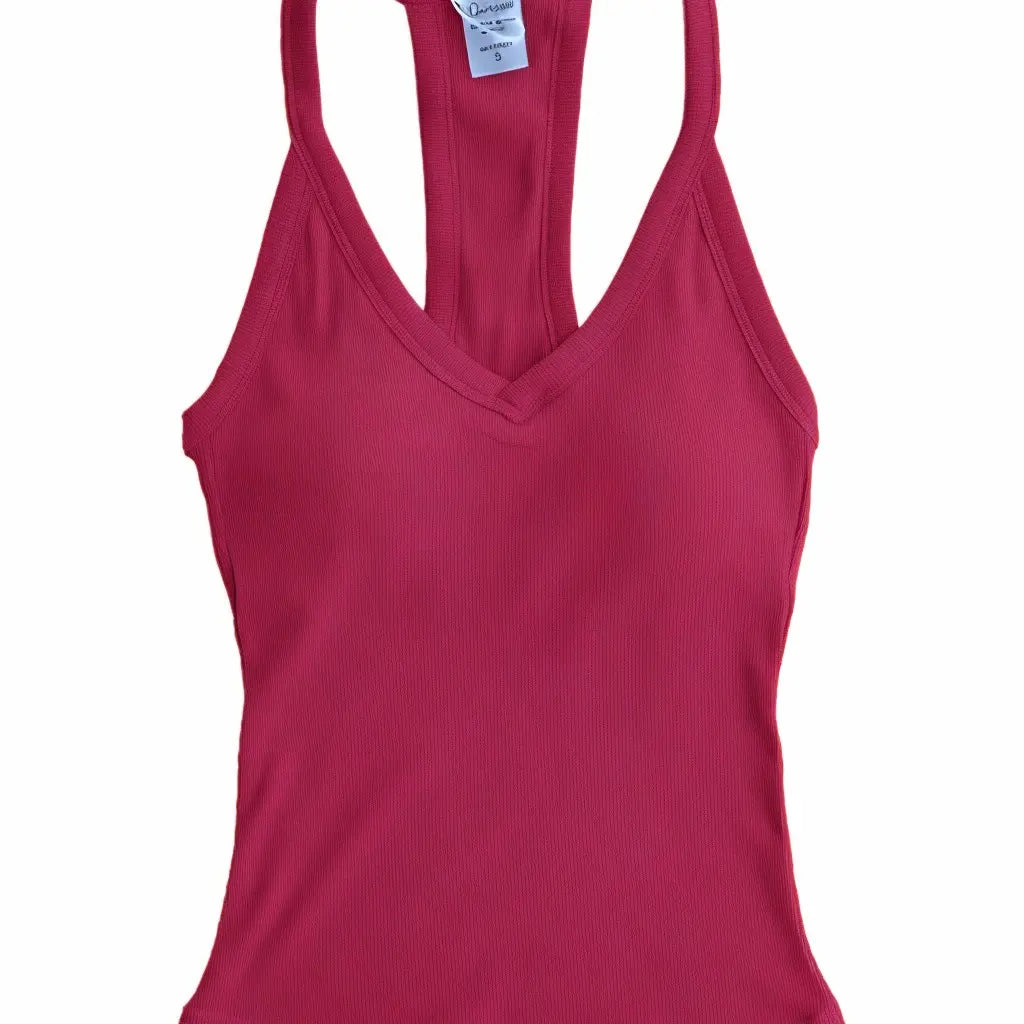 V Neck Racer Back Tank Top (2 Pack)