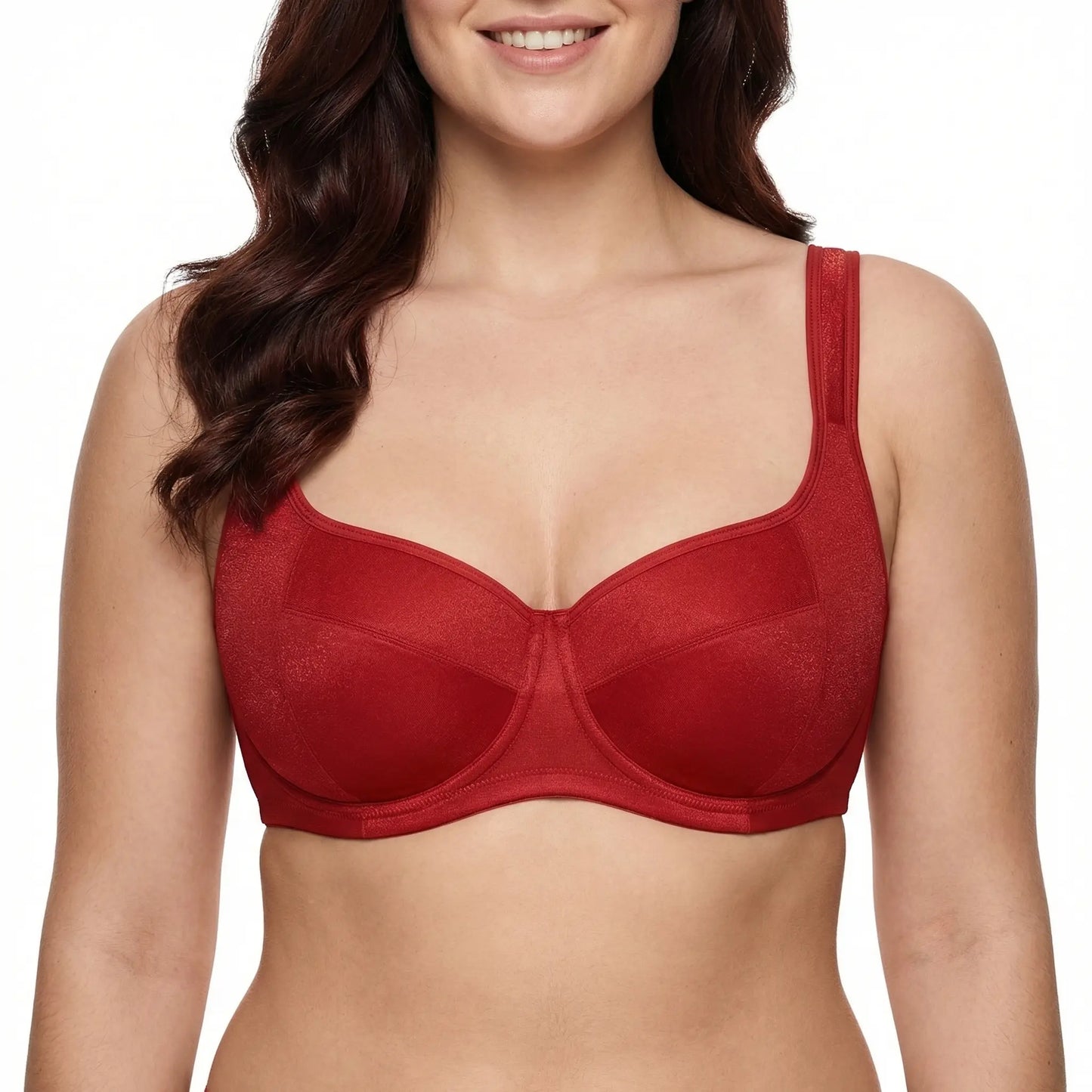 Starry Night Plus Size Glass-Shimmer Fabric Mesh