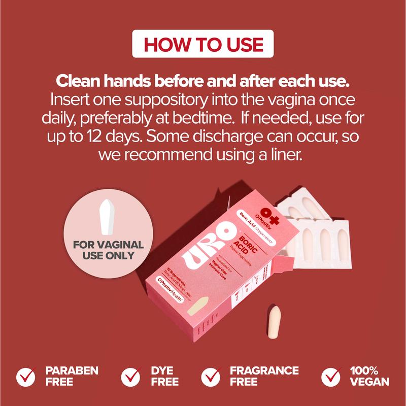 Boric Acid Vaginal Suppository