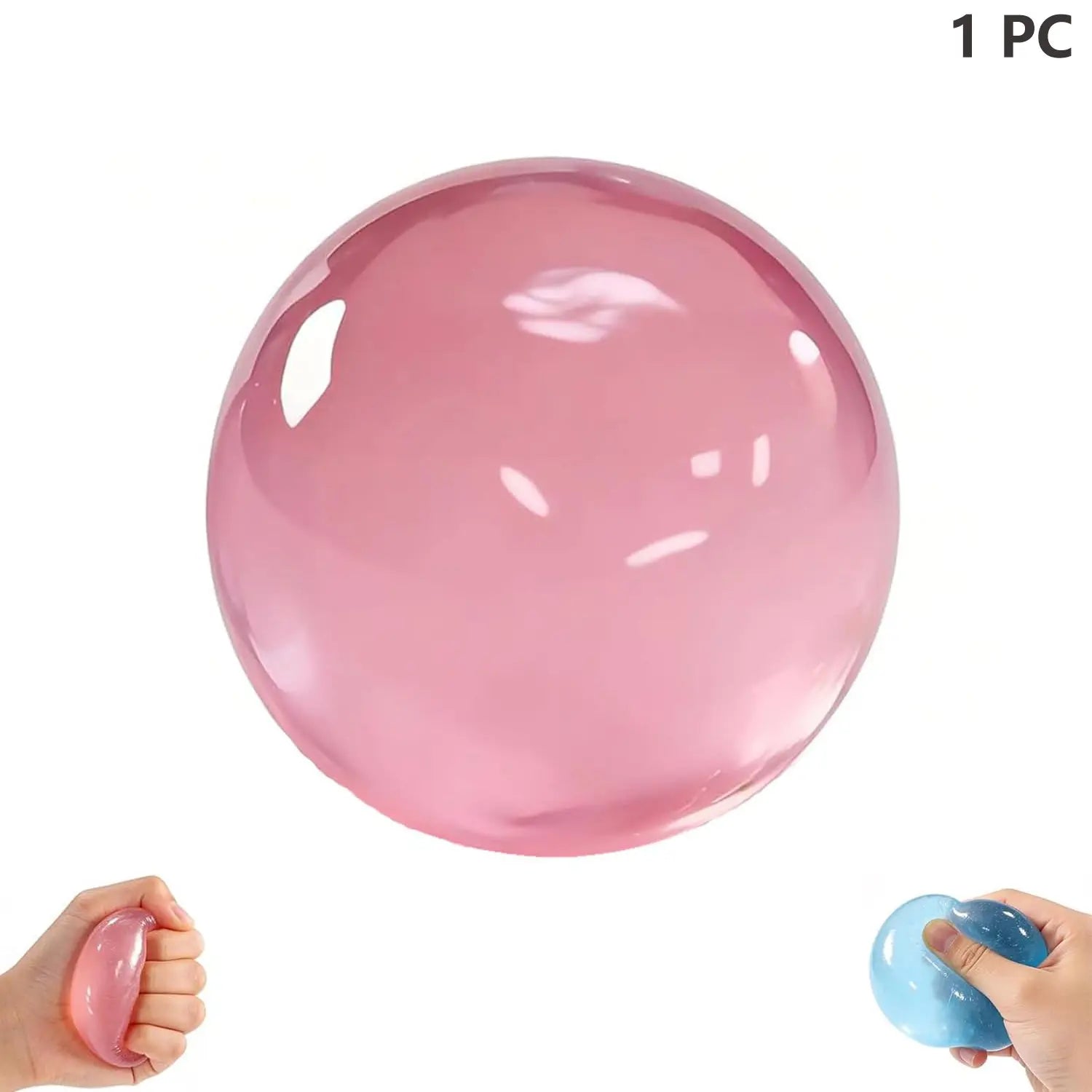 [2 Pack] Count Coconut Oil Stress Ball,Shapeable No Rebound Stress Relief Ball