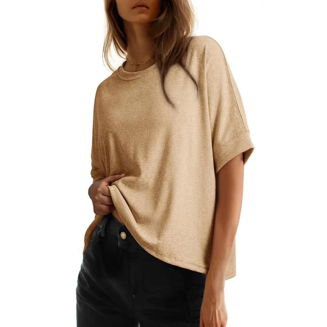 Dokotoo Women's Top Loose Oversized Basic Tee [2 Pack]