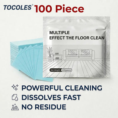 100 Piece Floor Cleaning Tablets Multi-Surface Cleaner for Hardwood Laminate Tile