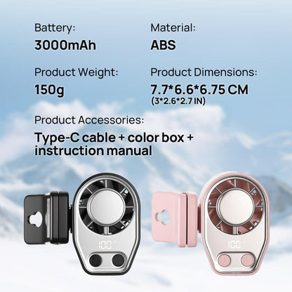 Semiconductor Cooling Car Clip-On Fan