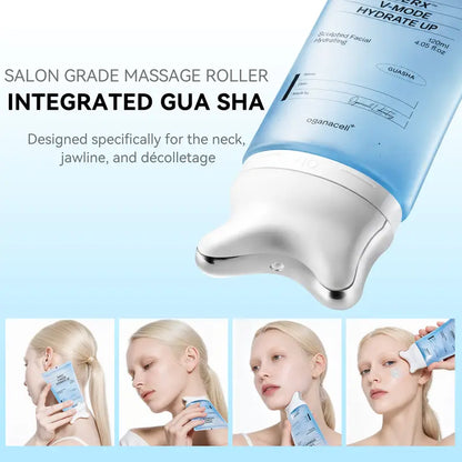 Oganacell PDRN Peptide Gua Sha Lifting Gel Cream for Jawline Definition